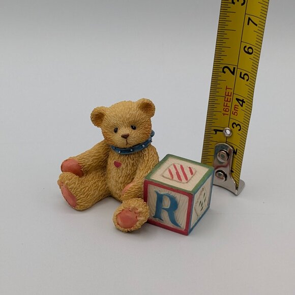 Cherished Teddies Bear with ABC "R" Block (158488R) 1995 - Picture 9 of 10